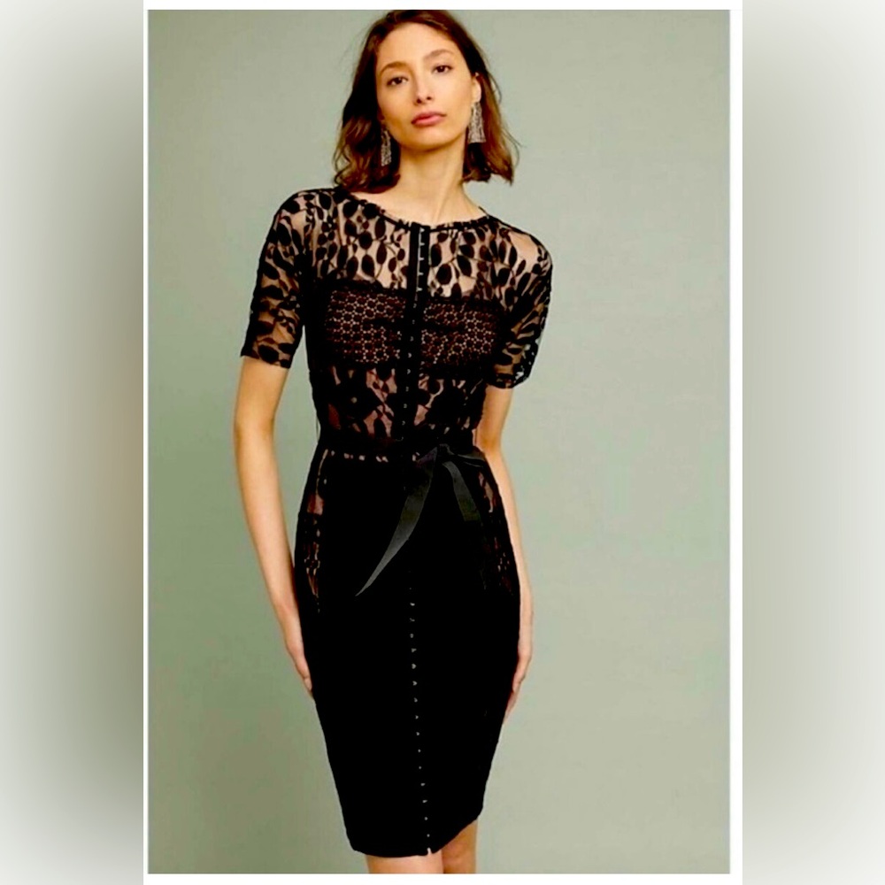 Anthropologie Byron Lars Carissima Sheath Dress